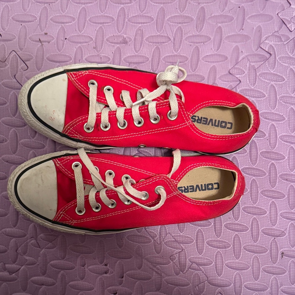 Converse Kids Bright Red Sneakers